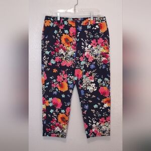 Merona Floral Capris - Multicolor